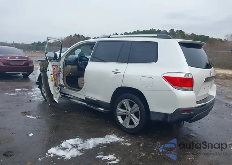 2012 Toyota Highlander Limited V6 z USA, uszkodzony, nr VIN 5TDYK3EH1CS053305